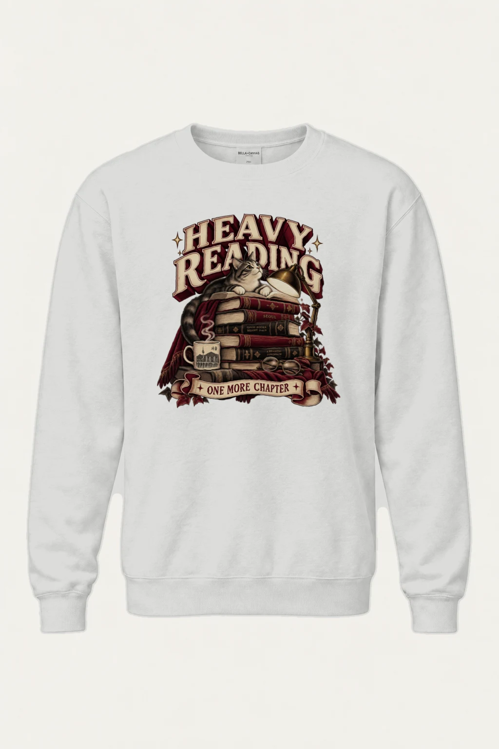 "Heavy Reading Seoul" Heavy Blend Unisex Crewneck Sweatshirt | Gildan 18000