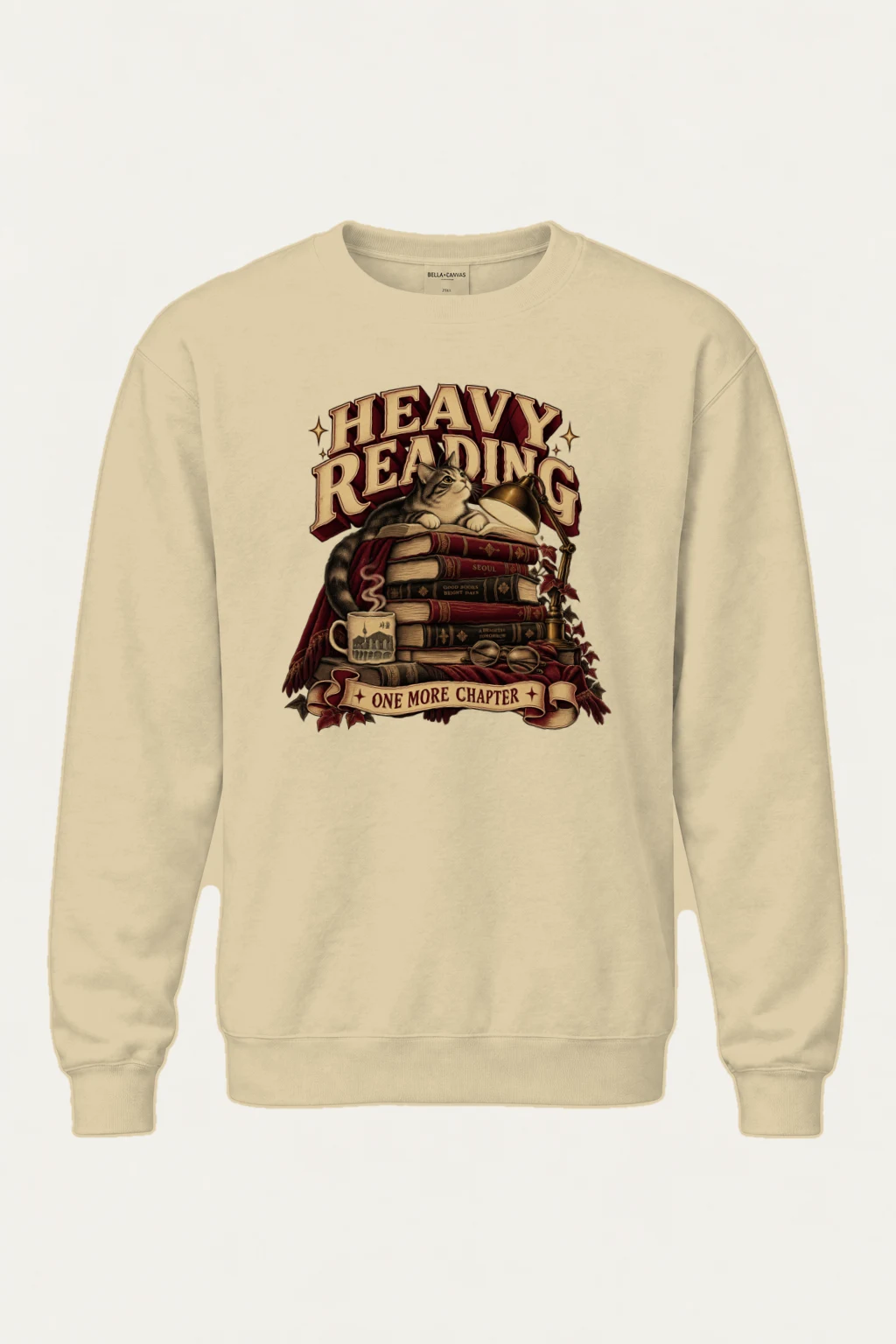 "Heavy Reading Seoul" Heavy Blend Unisex Crewneck Sweatshirt | Gildan 18000