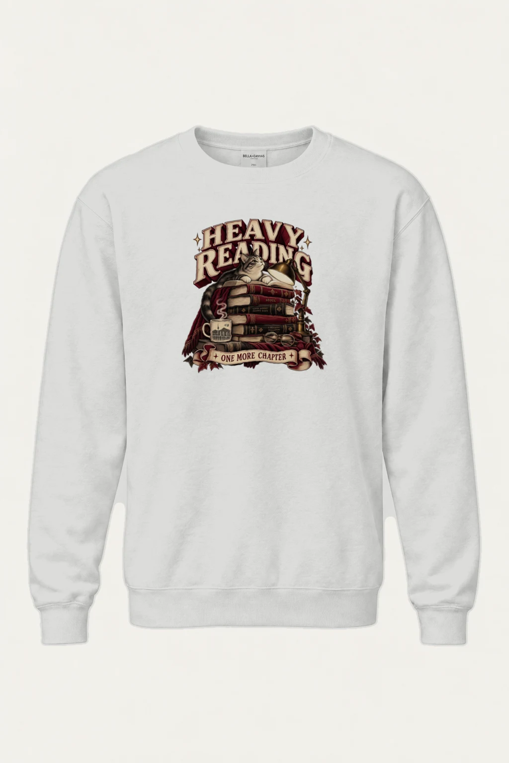 "Heavy Reading Seoul" Heavy Blend Unisex Crewneck Sweatshirt | Gildan 18000