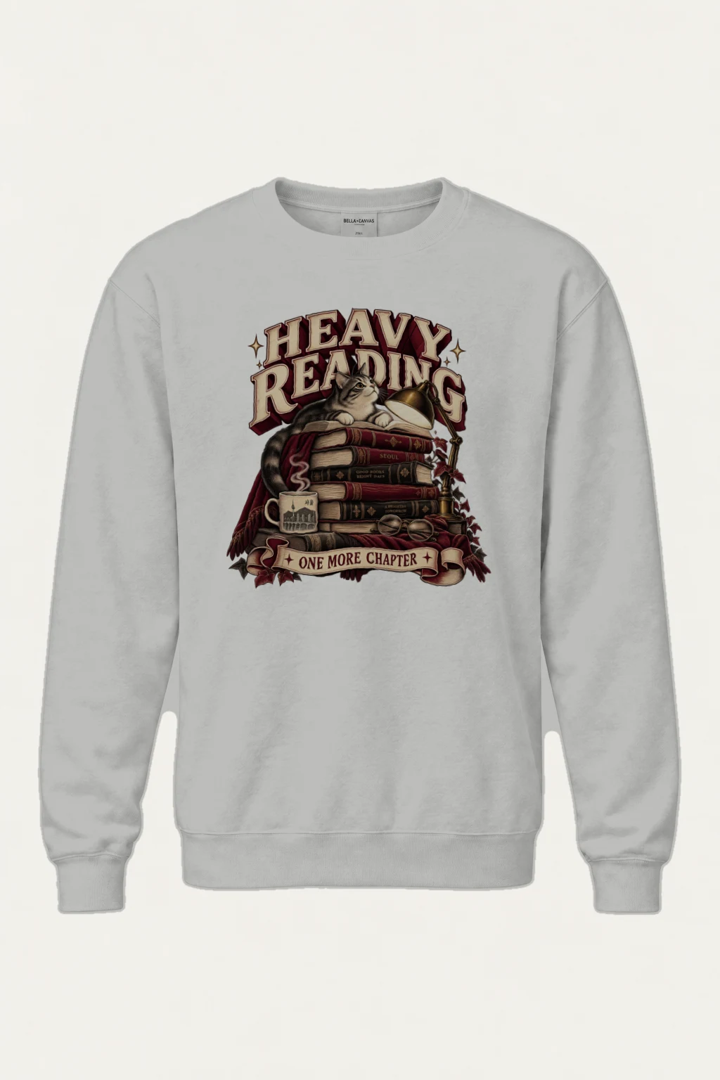 "Heavy Reading Seoul" Heavy Blend Unisex Crewneck Sweatshirt | Gildan 18000