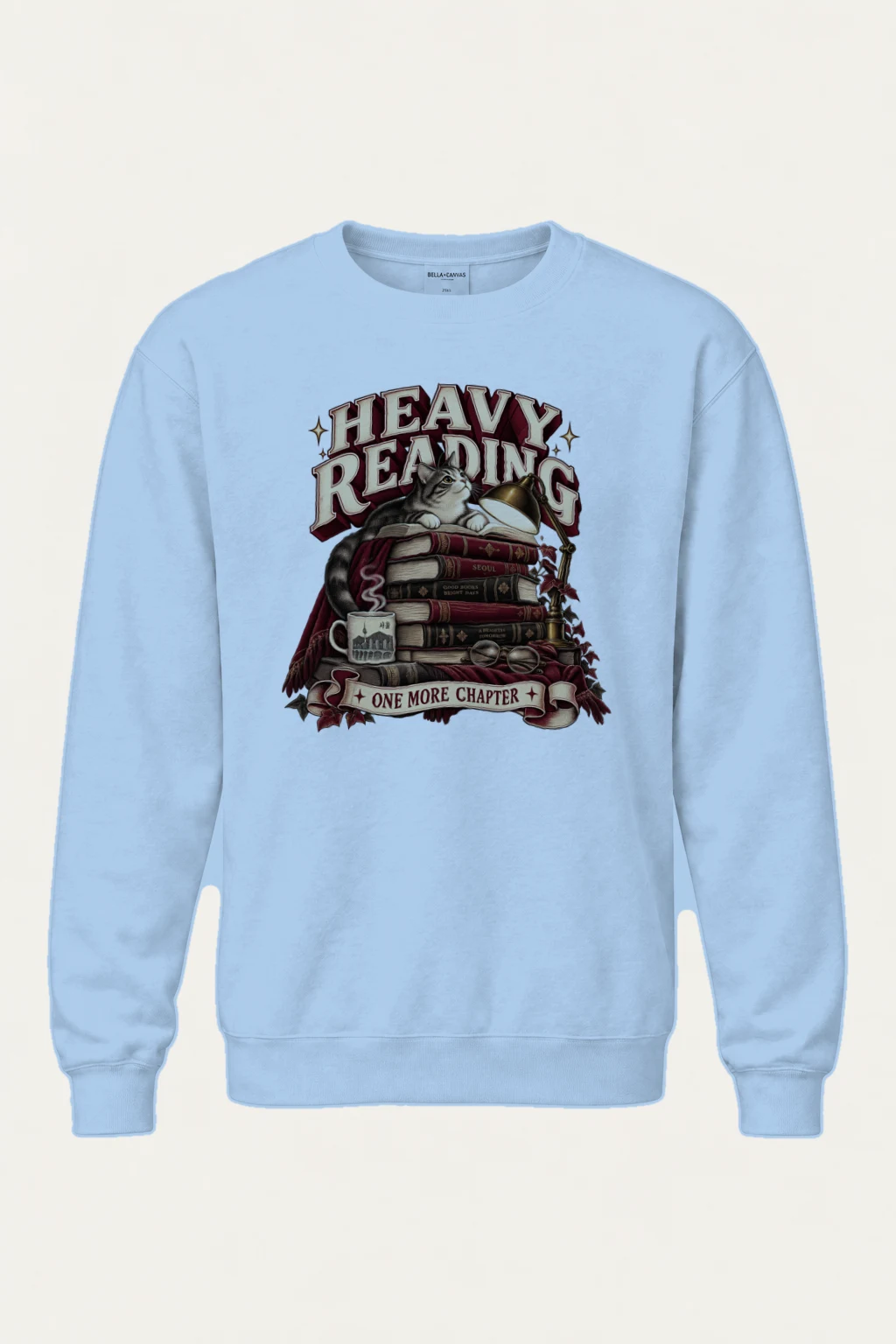 "Heavy Reading Seoul" Heavy Blend Unisex Crewneck Sweatshirt | Gildan 18000