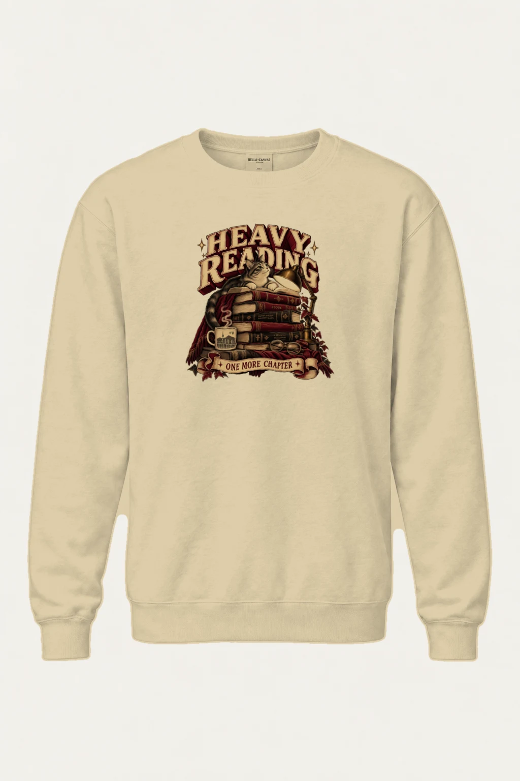"Heavy Reading Seoul" Heavy Blend Unisex Crewneck Sweatshirt | Gildan 18000