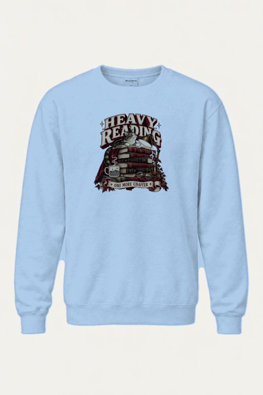 "Heavy Reading Seoul" Heavy Blend Unisex Crewneck Sweatshirt | Gildan 18000
