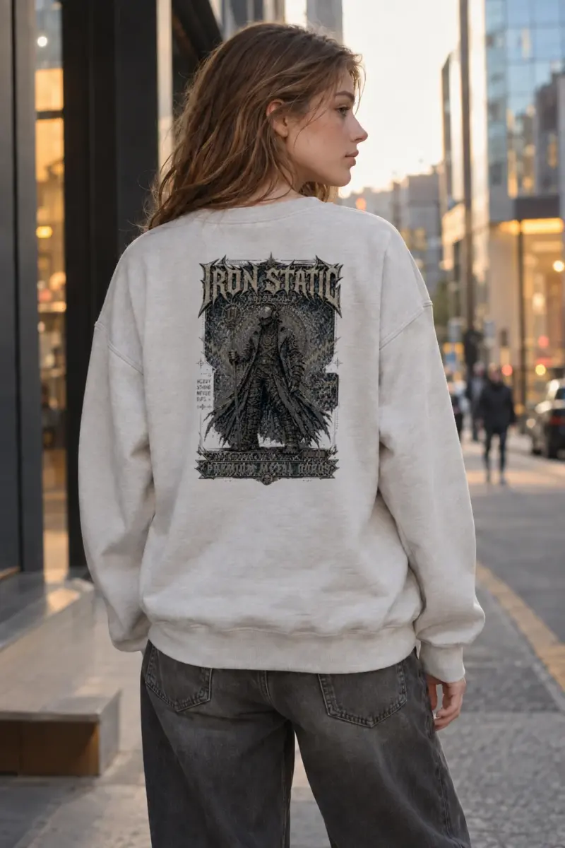 "Heavy Sound Never Dies" Heavy Blend Unisex Crewneck Sweatshirt | Gildan 18000