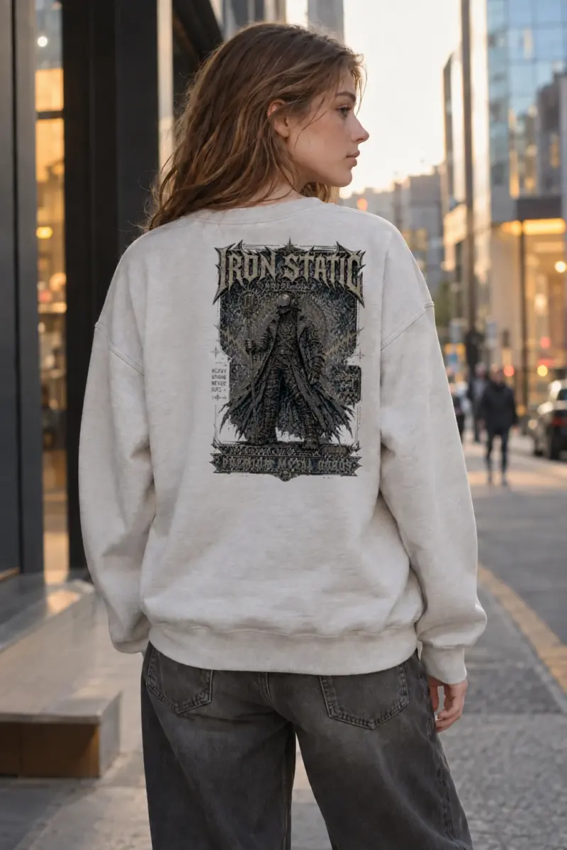 "Heavy Sound Never Dies" Heavy Blend Unisex Crewneck Sweatshirt | Gildan 18000