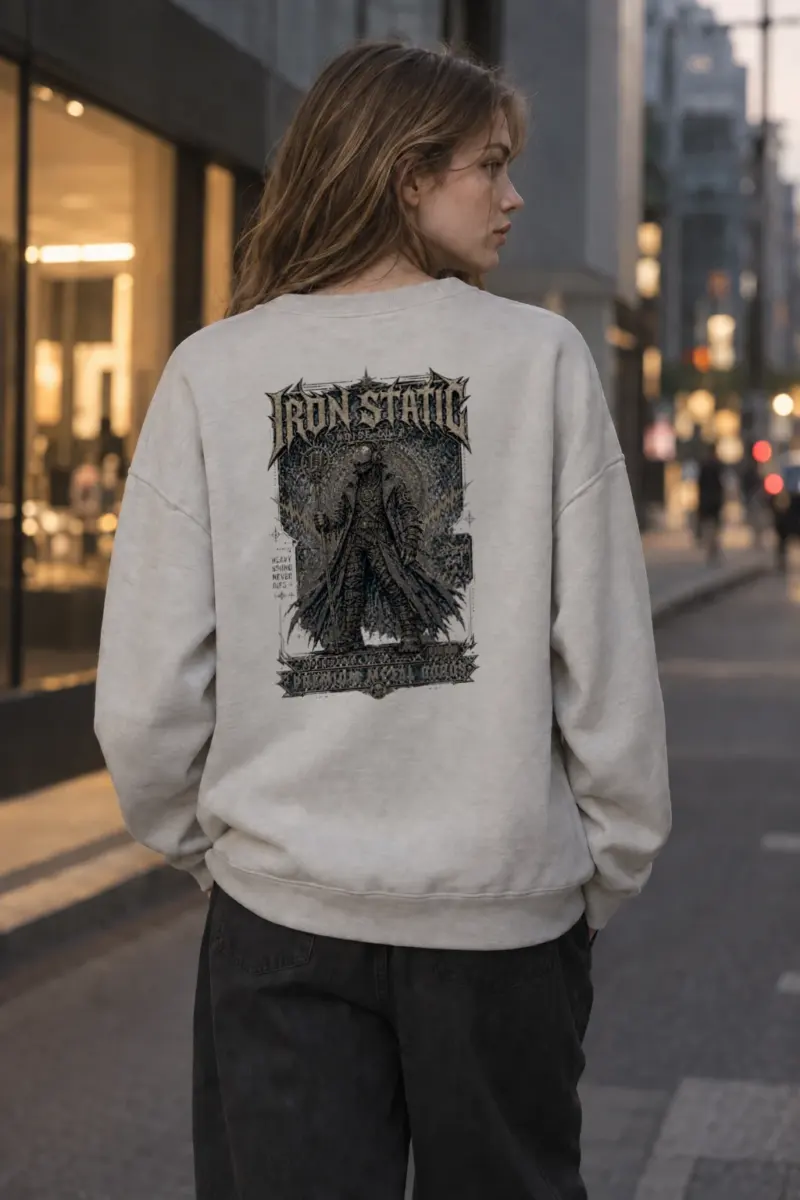 “Heavy Sound Never Dies” Heavy Blend Unisex Crewneck Sweatshirt | Gildan 18000