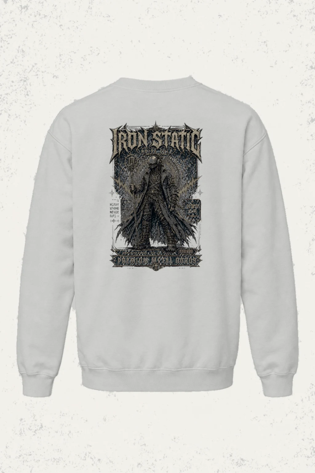 "Heavy Sound Never Dies" Heavy Blend Unisex Crewneck Sweatshirt | Gildan 18000
