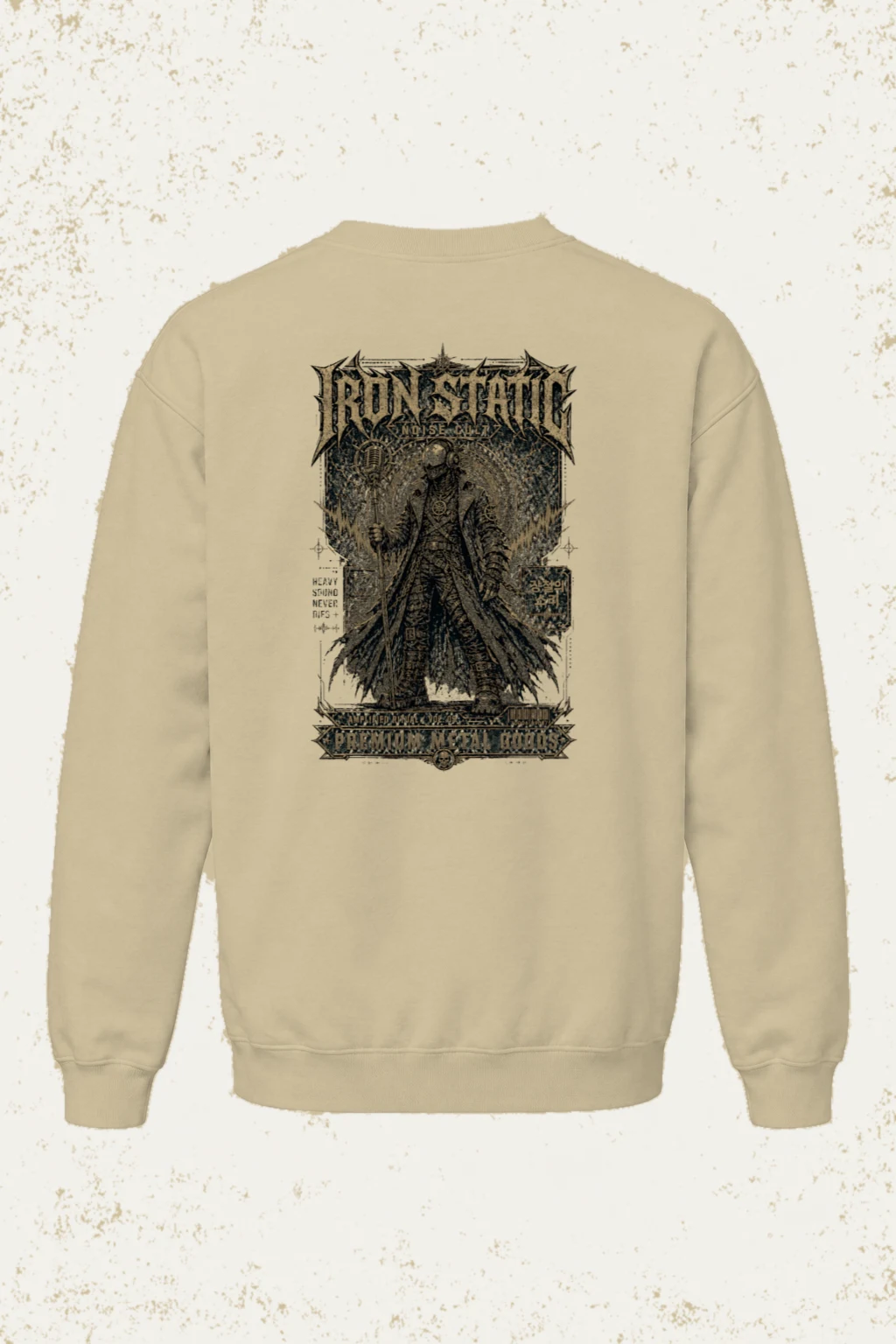 "Heavy Sound Never Dies" Heavy Blend Unisex Crewneck Sweatshirt | Gildan 18000