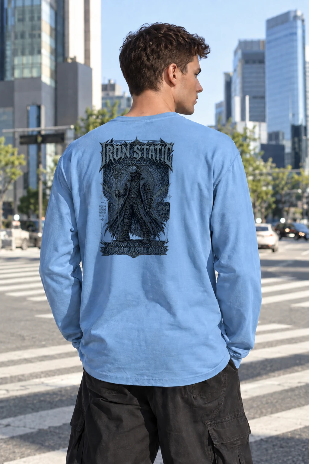 "Heavy Sound Never Dies" Unisex Longsleeve T-shirt | Gildan 2400
