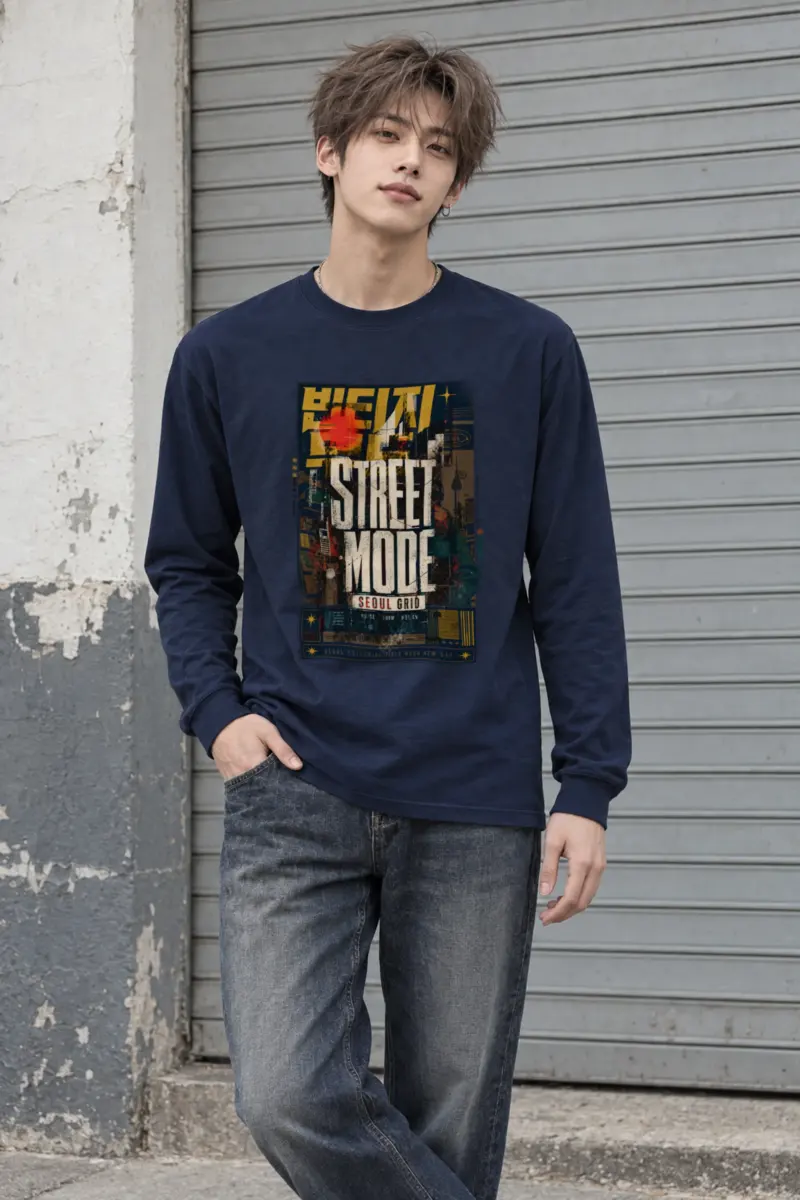 "Heavy Street Mood" Unisex Longsleeve T-shirt