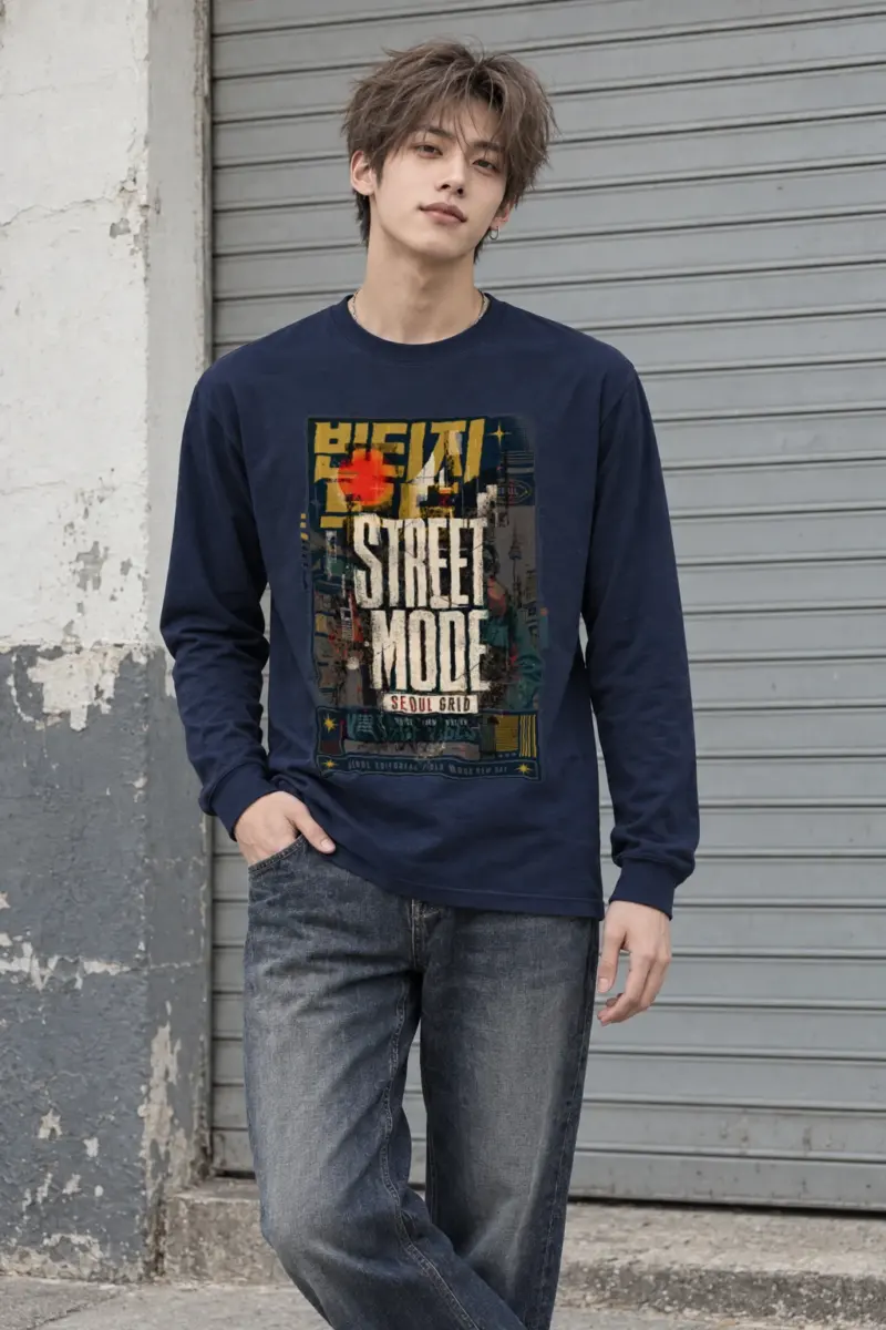 "Heavy Street Mood" Unisex Longsleeve T-shirt