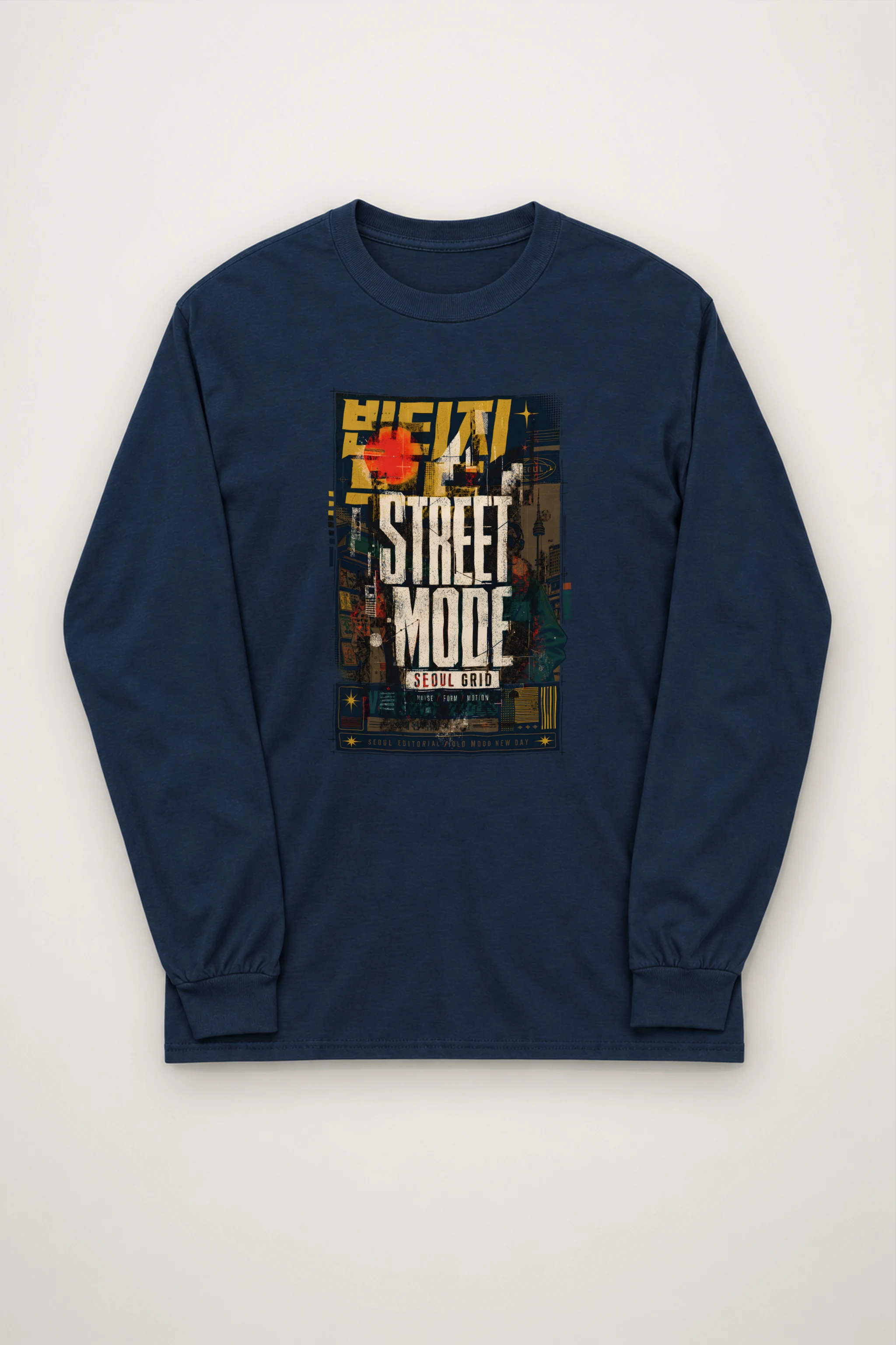 "Heavy Street Mood" Unisex Longsleeve T-shirt