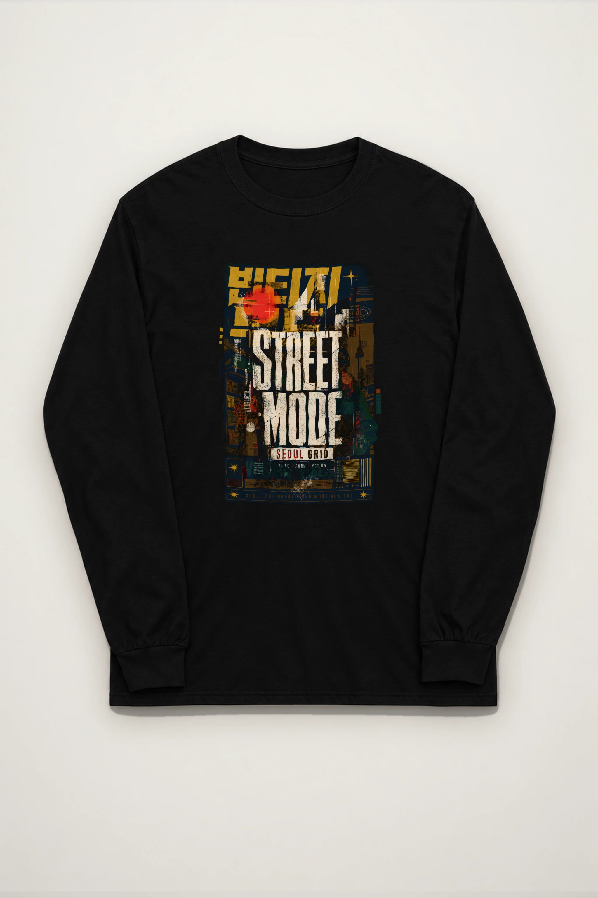 "Heavy Street Mood" Unisex Longsleeve T-shirt