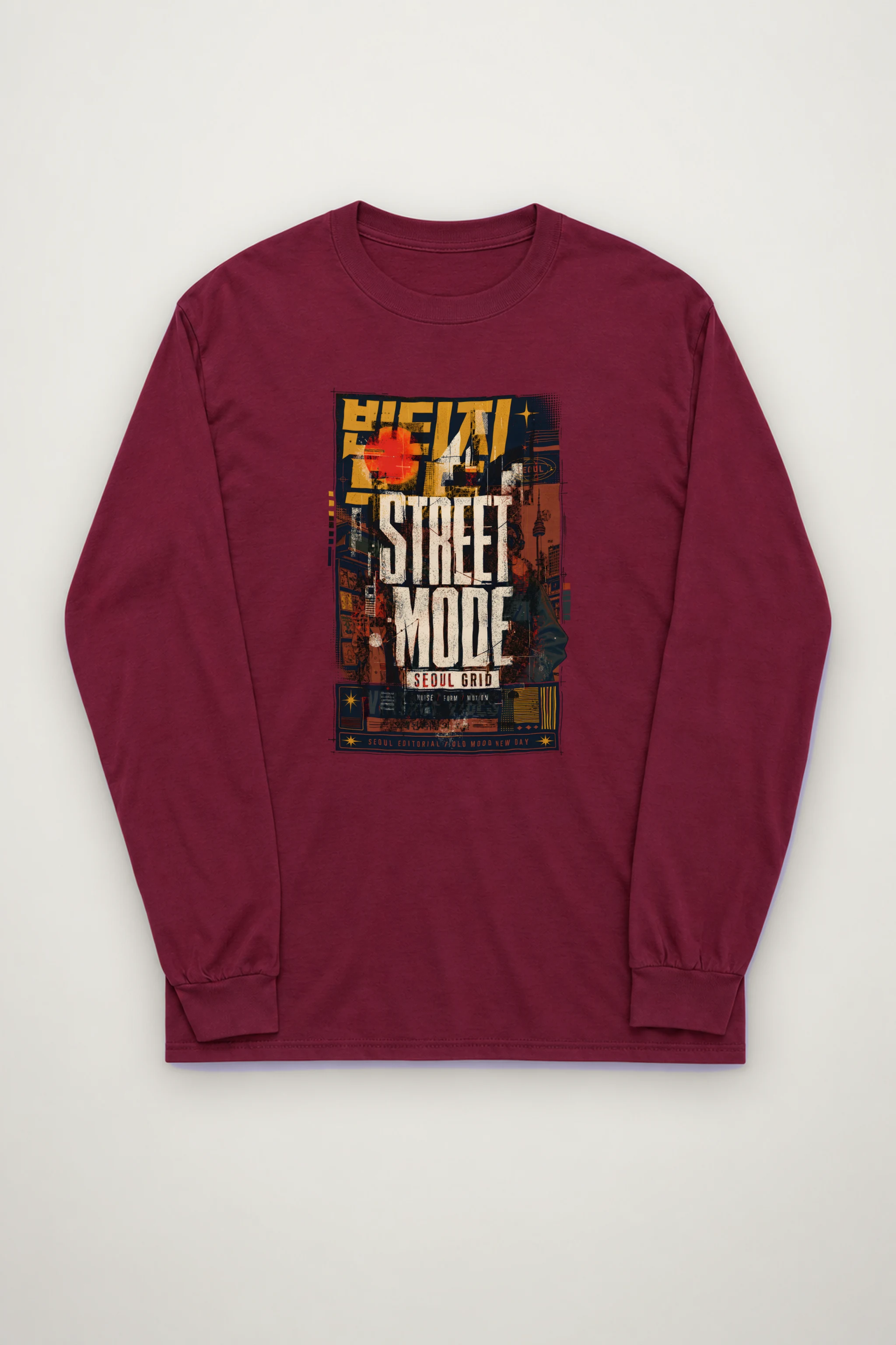 "Heavy Street Mood" Unisex Longsleeve T-shirt