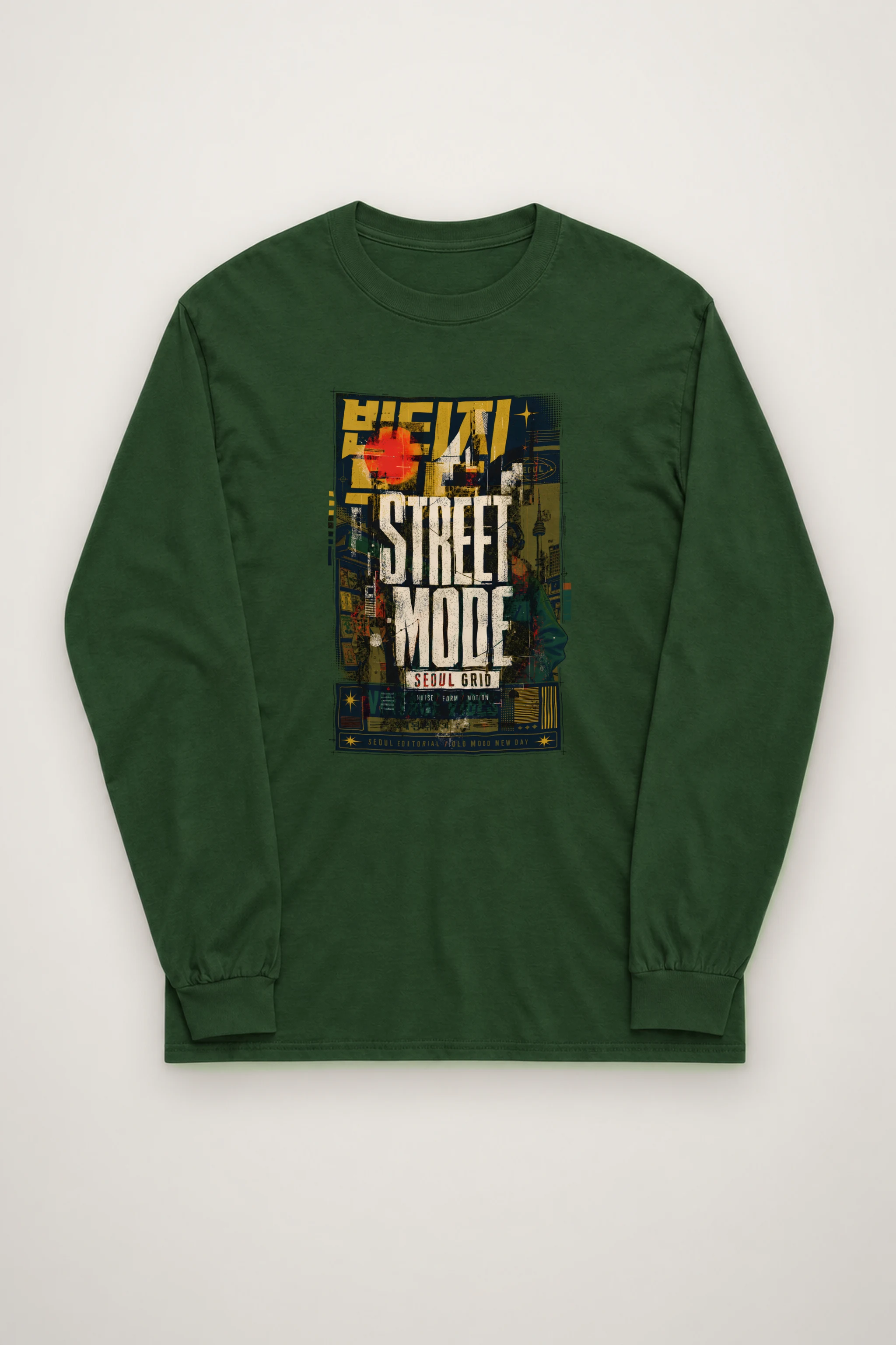 "Heavy Street Mood" Unisex Longsleeve T-shirt