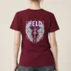 "Held Not By Strength Alone" Heavyweight Unisex Crewneck T-shirt