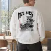 "Hell DJ Cat" Heavy Blend Unisex Crewneck Sweatshirt | Gildan 18000