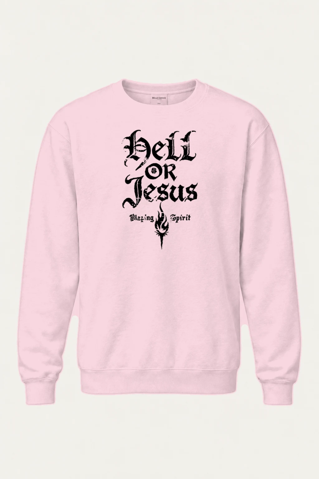 "Hell Or Jesus" Heavy Blend Unisex Crewneck Sweatshirt | Gildan 18000