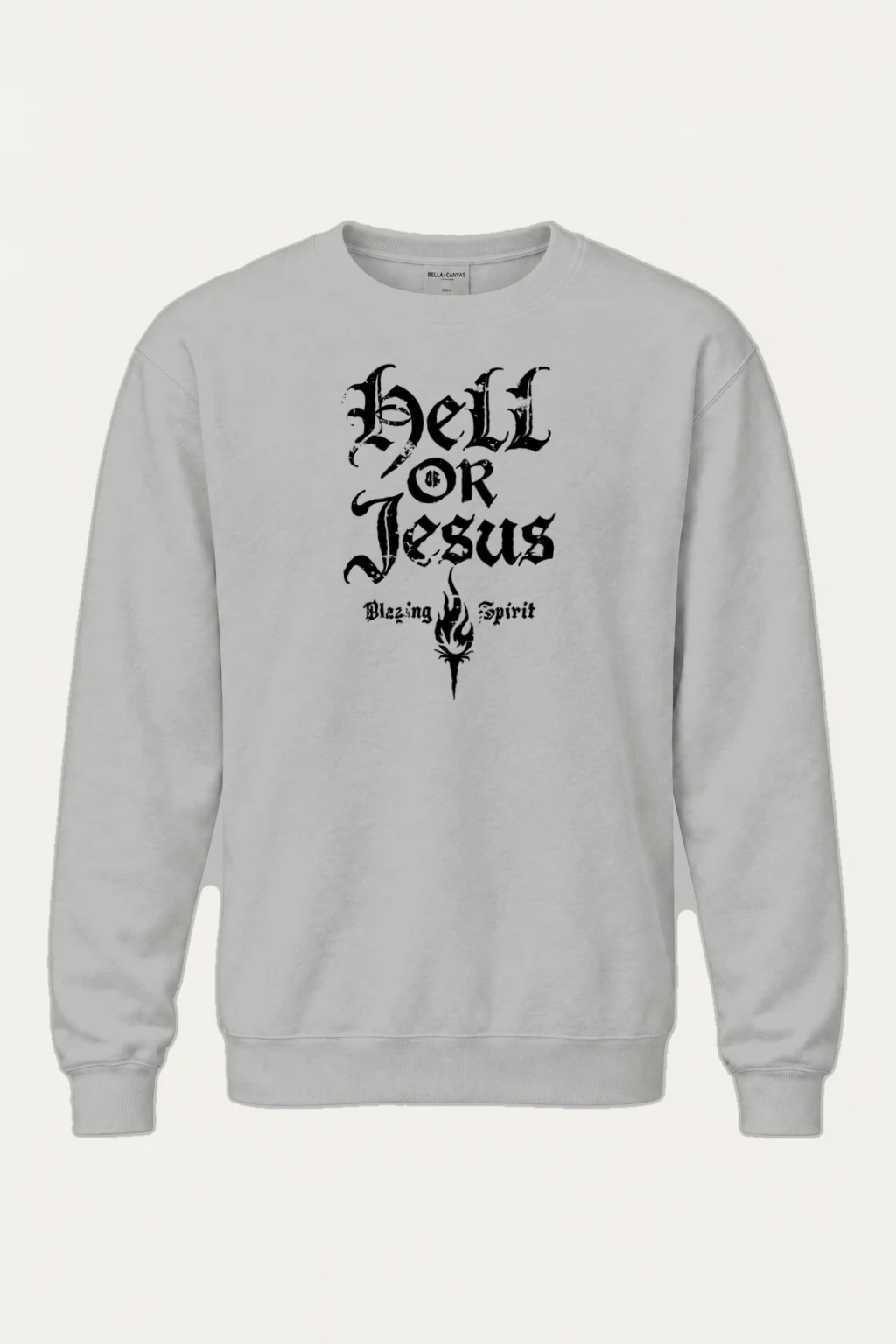 "Hell Or Jesus" Heavy Blend Unisex Crewneck Sweatshirt | Gildan 18000