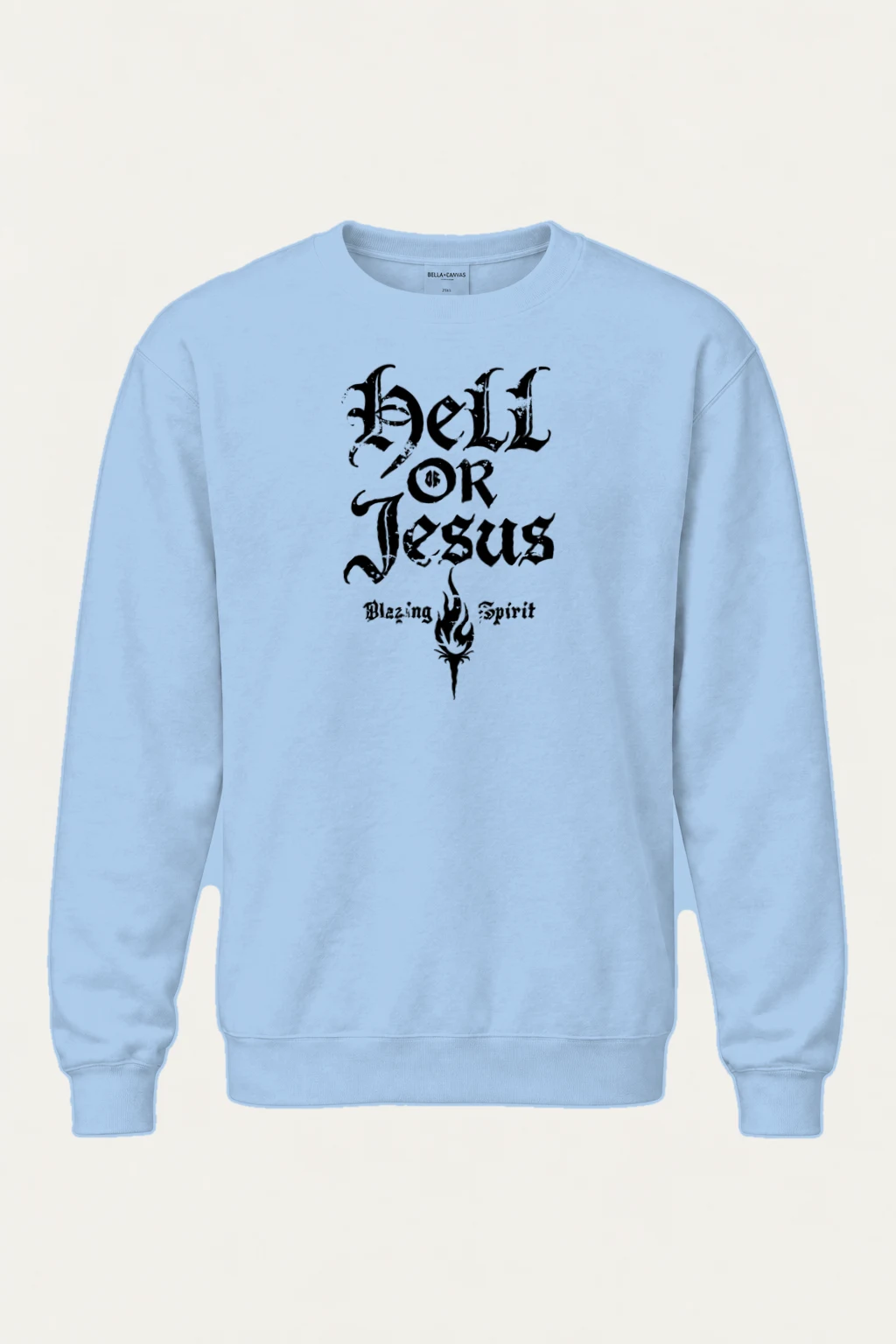 "Hell Or Jesus" Heavy Blend Unisex Crewneck Sweatshirt | Gildan 18000