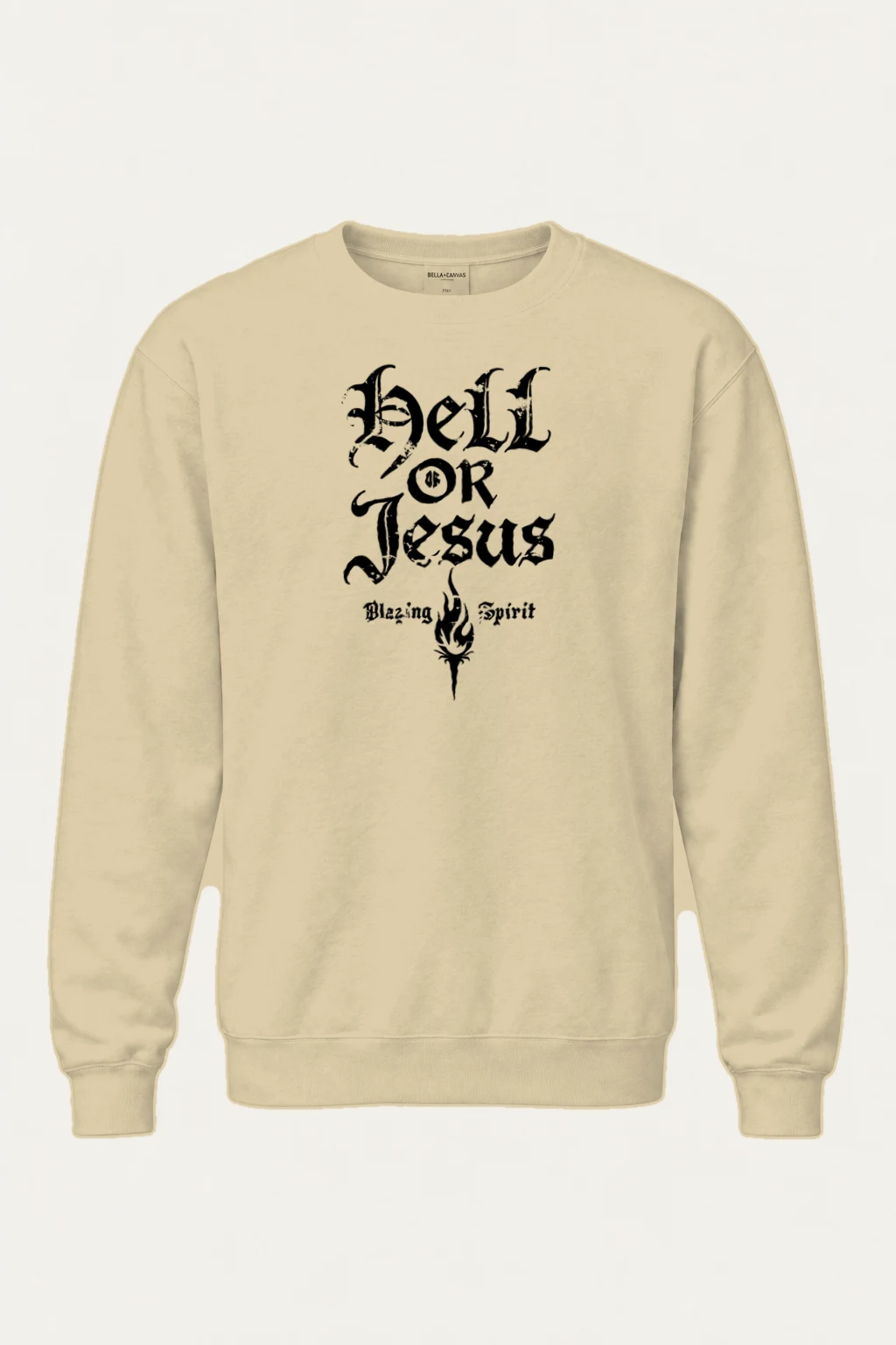 "Hell Or Jesus" Heavy Blend Unisex Crewneck Sweatshirt | Gildan 18000