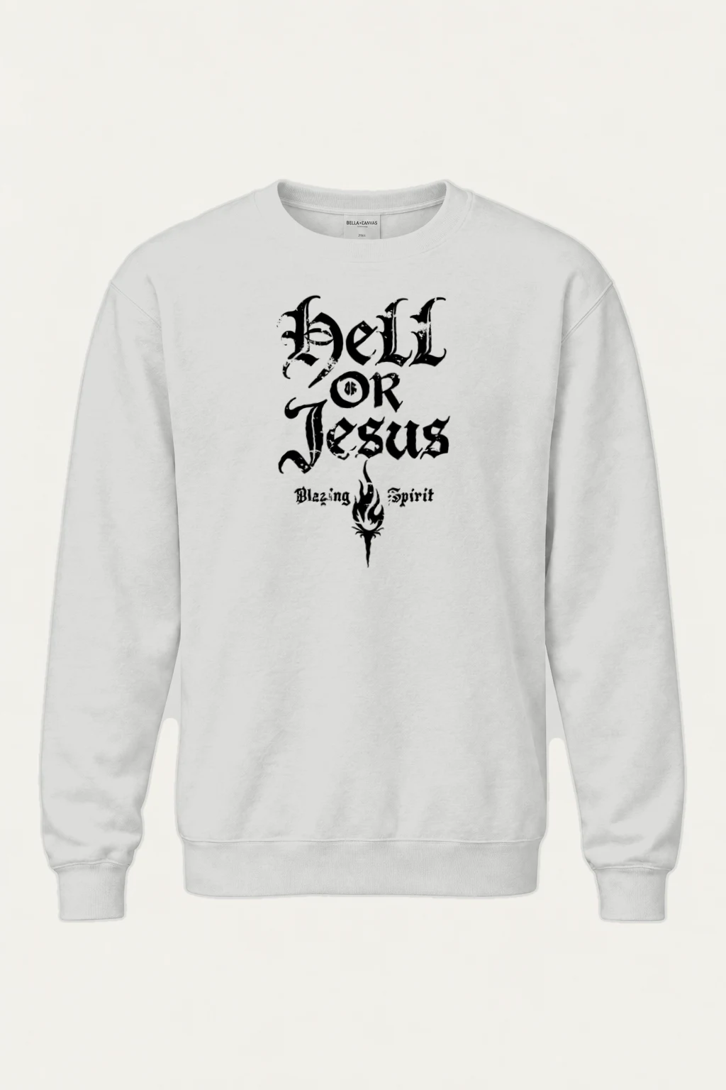 "Hell Or Jesus" Heavy Blend Unisex Crewneck Sweatshirt | Gildan 18000