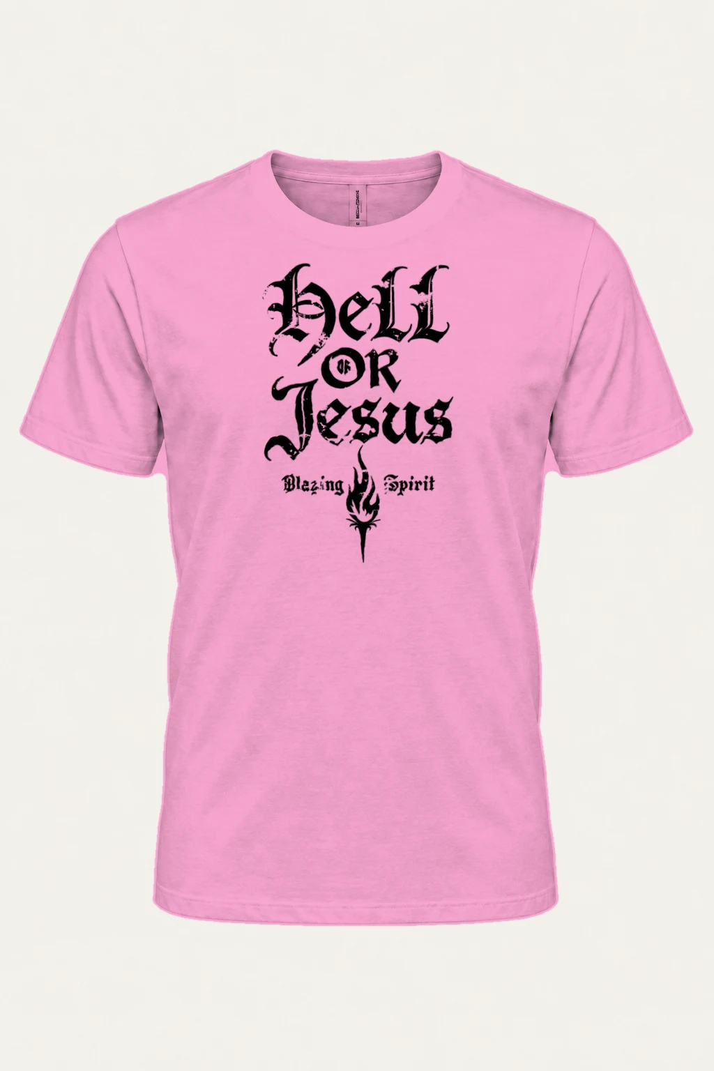 "Hell Or Jesus" Heavyweight Unisex Crewneck T-shirt | Gildan 5000