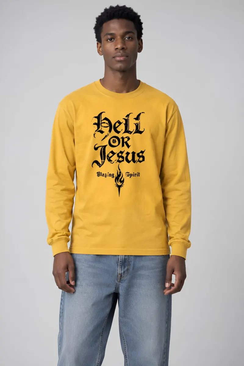 "Hell Or Jesus" Unisex Longsleeve T-shirt