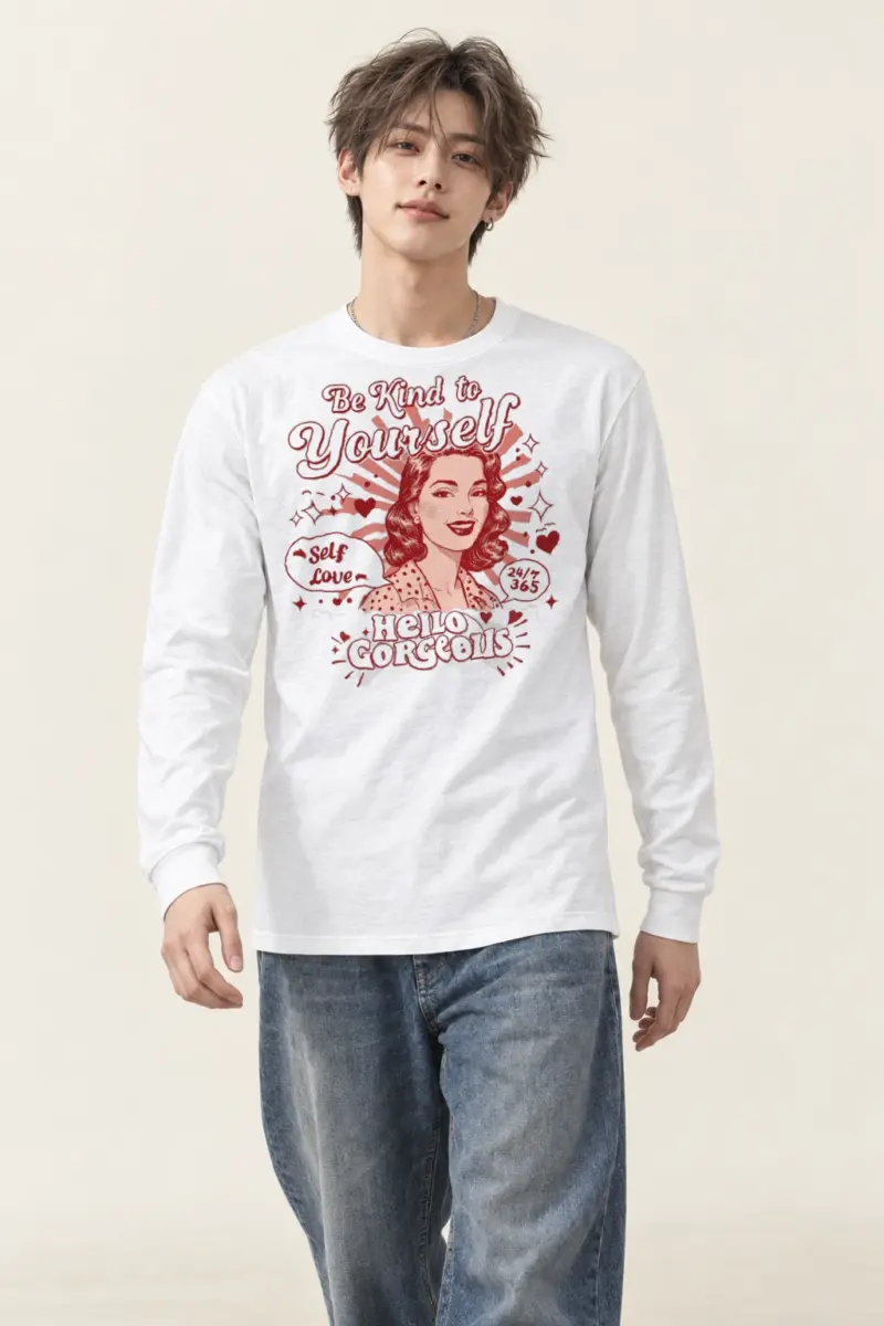 "Hello Gorgeous" Unisex Longsleeve T-shirt