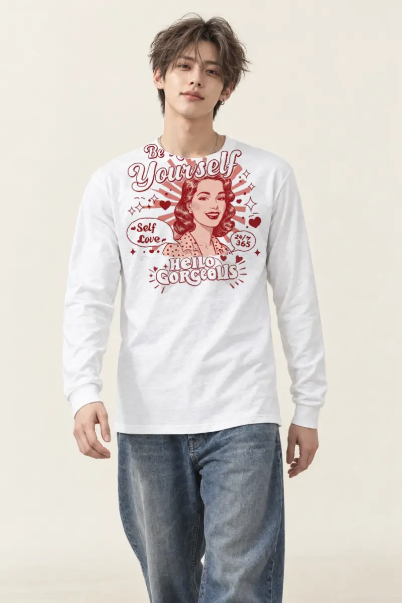 "Hello Gorgeous" Unisex Longsleeve T-shirt