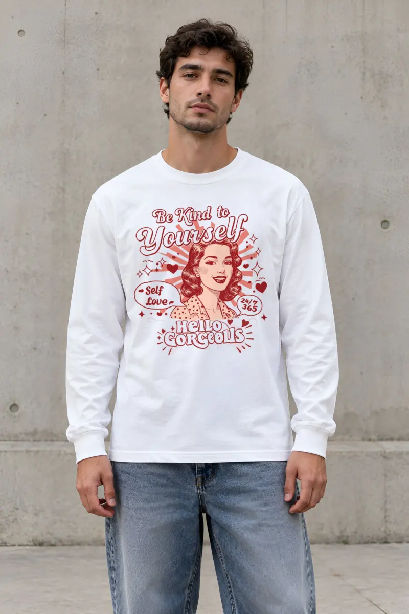 "Hello Gorgeous" Unisex Longsleeve T-shirt