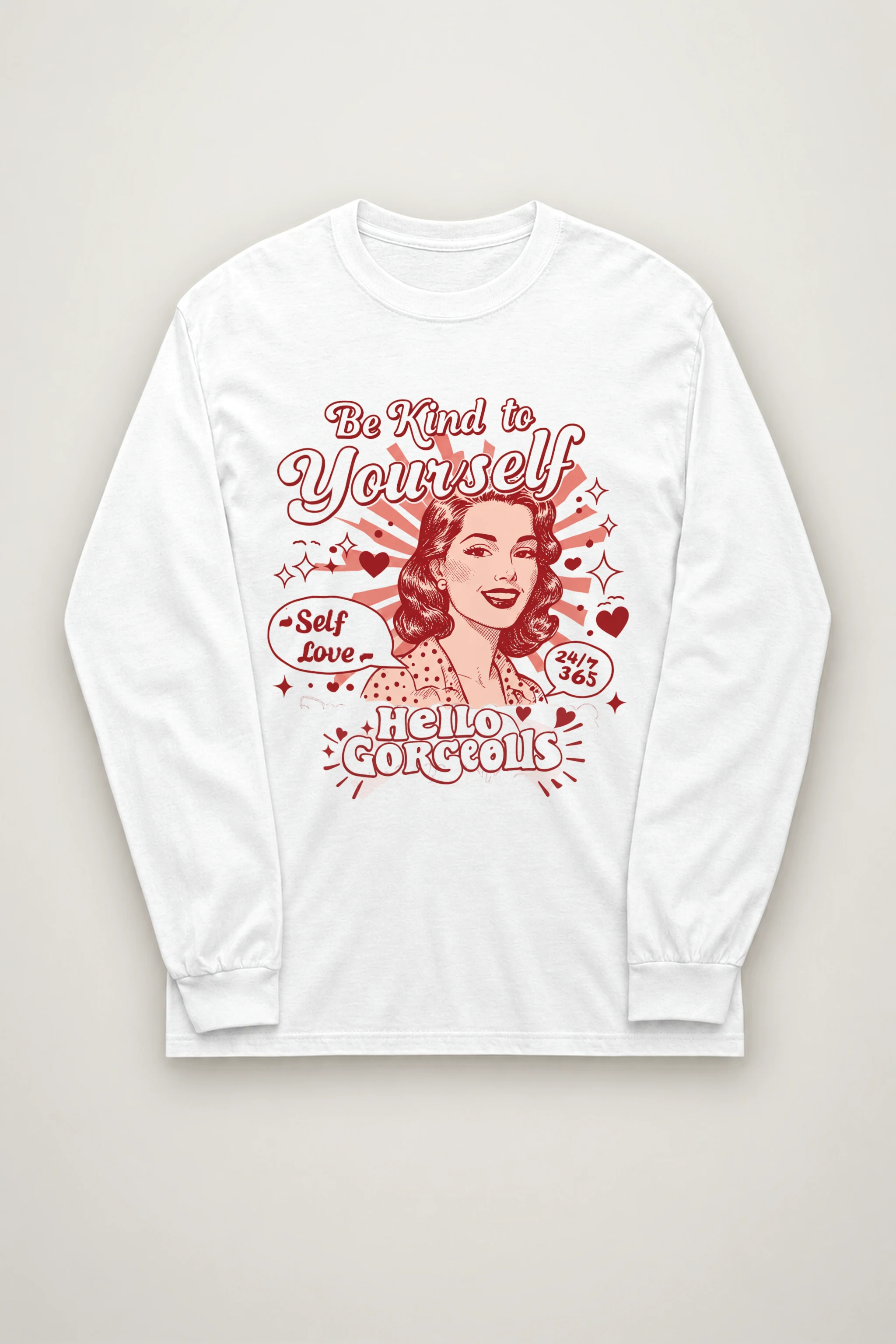 "Hello Gorgeous" Unisex Longsleeve T-shirt