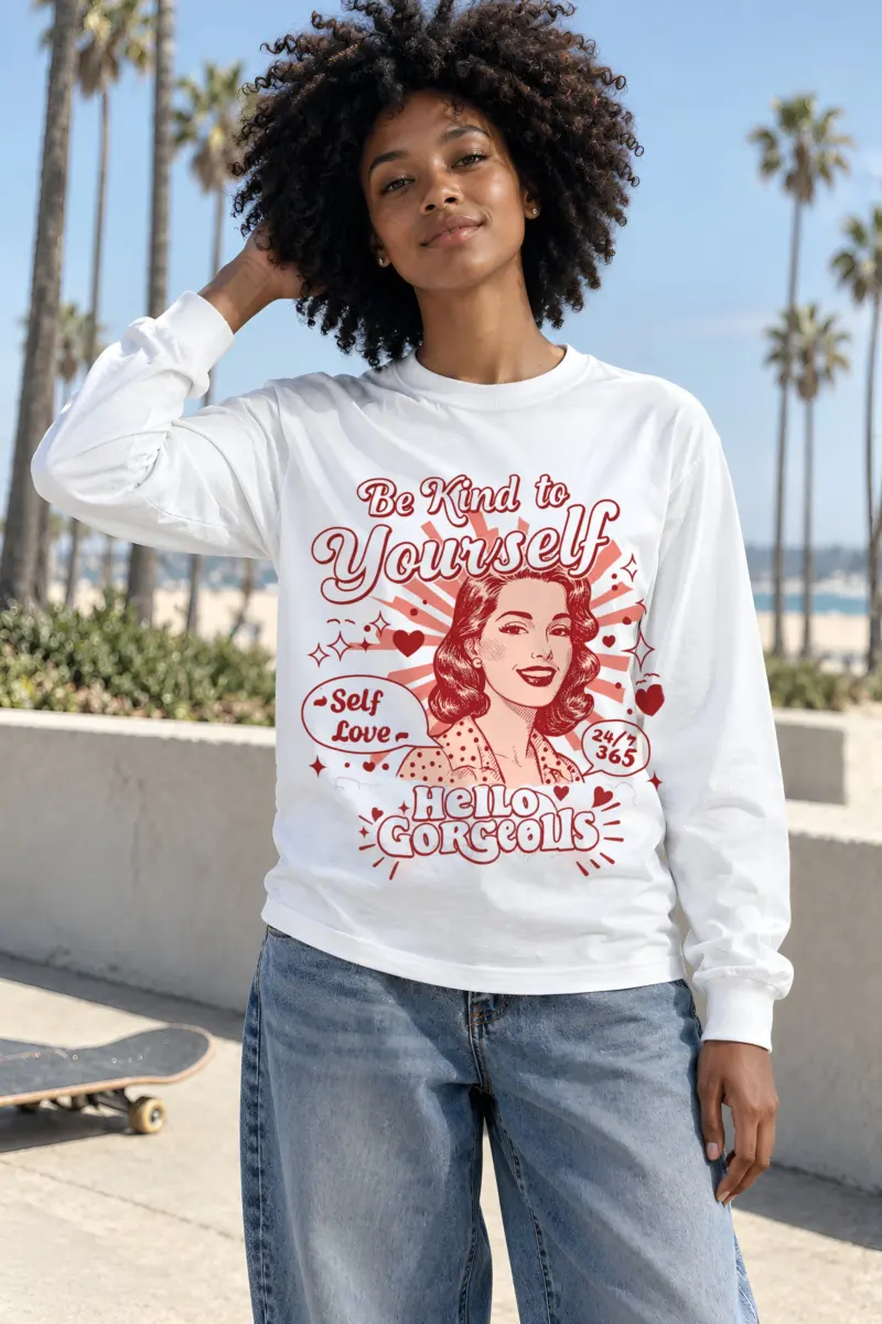 "Hello Gorgeous" Unisex Longsleeve T-shirt