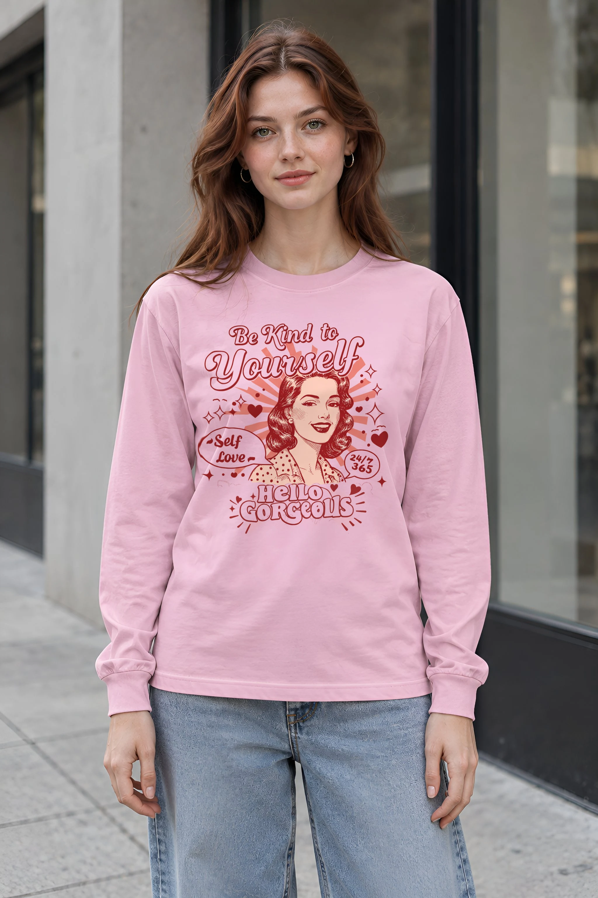 "Hello Gorgeous" Unisex Longsleeve T-shirt