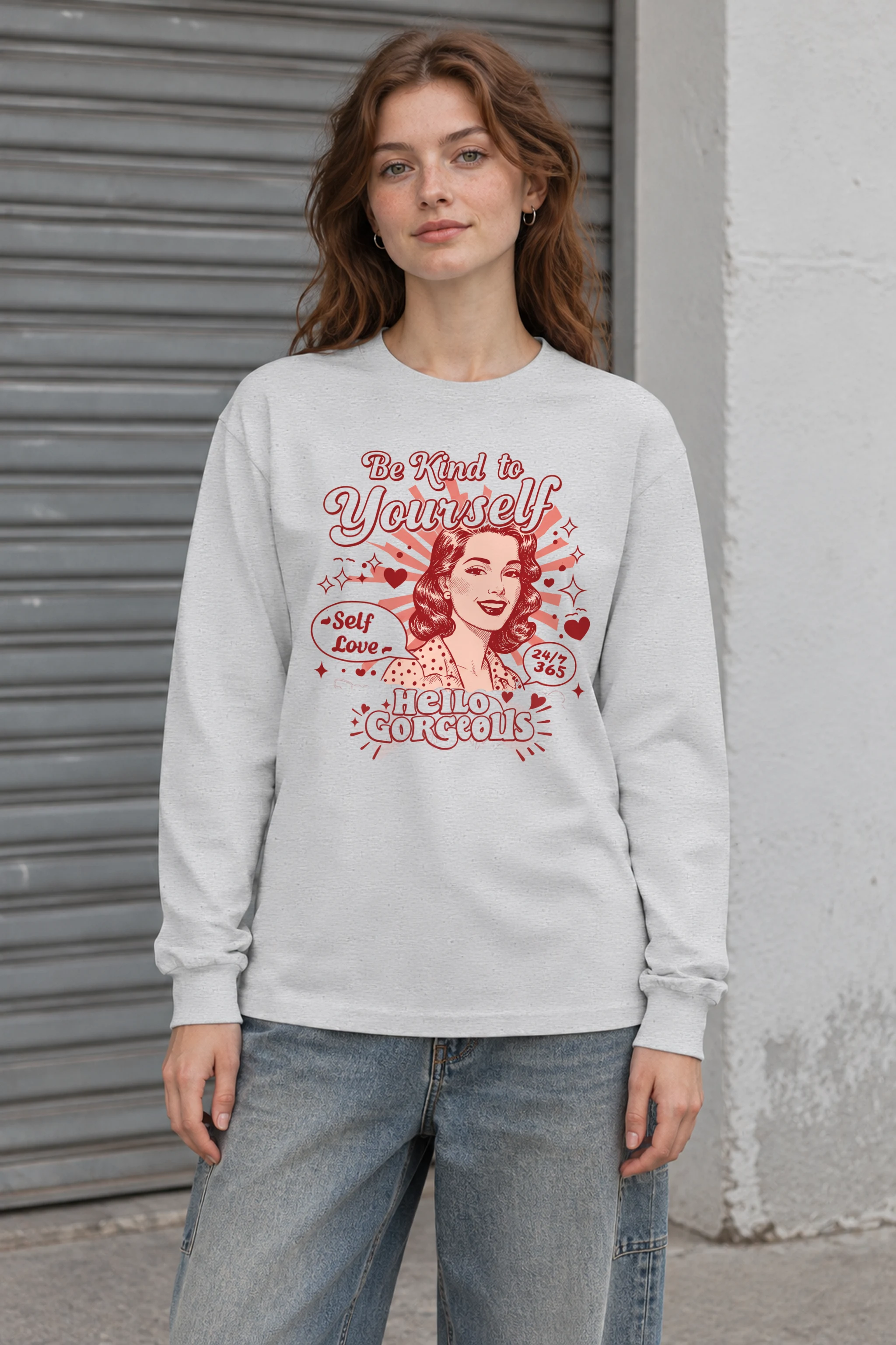 "Hello Gorgeous" Unisex Longsleeve T-shirt