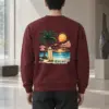 "Sunlit Ocean Scene" Heavy Blend Unisex Crewneck Sweatshirt | Gildan 18000