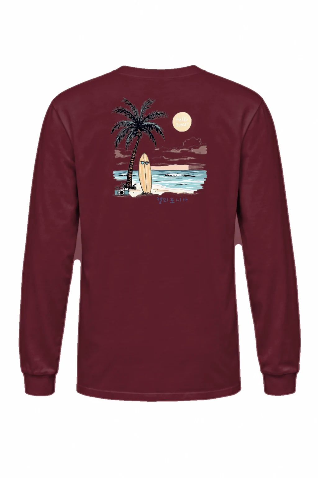 "Hello Sunset" Unisex Longsleeve T-shirt | Gildan 2400