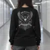 "Heraldic Eagle Scrollwork" Unisex Longsleeve T-shirt | Gildan 2400