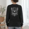 "Heraldic Eagle Scrollwork" Unisex Longsleeve T-shirt