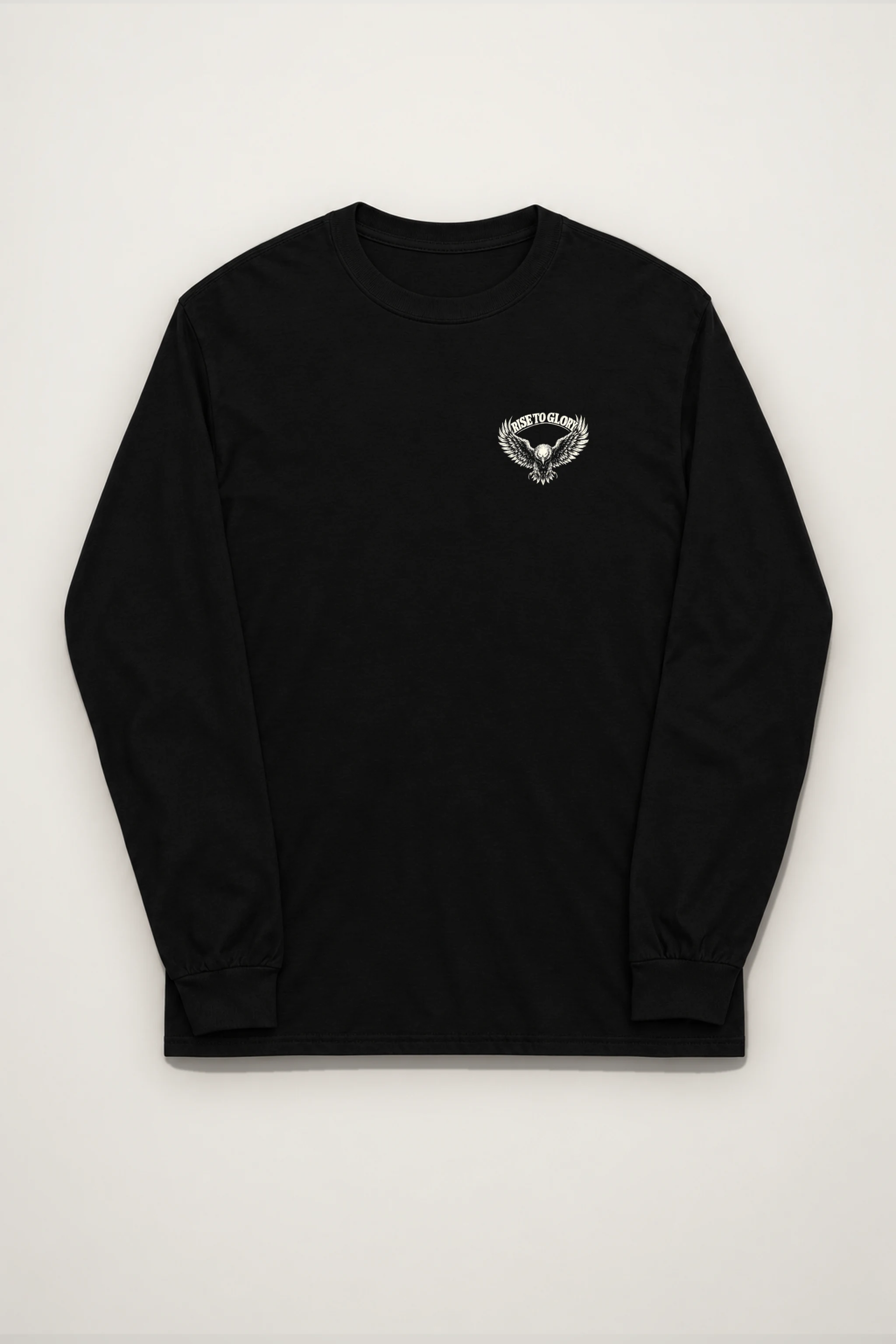 "Heraldic Eagle Scrollwork" Unisex Longsleeve T-shirt
