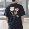 "Herbarium Stems" Heavyweight Unisex Crewneck T-shirt | Gildan 5000