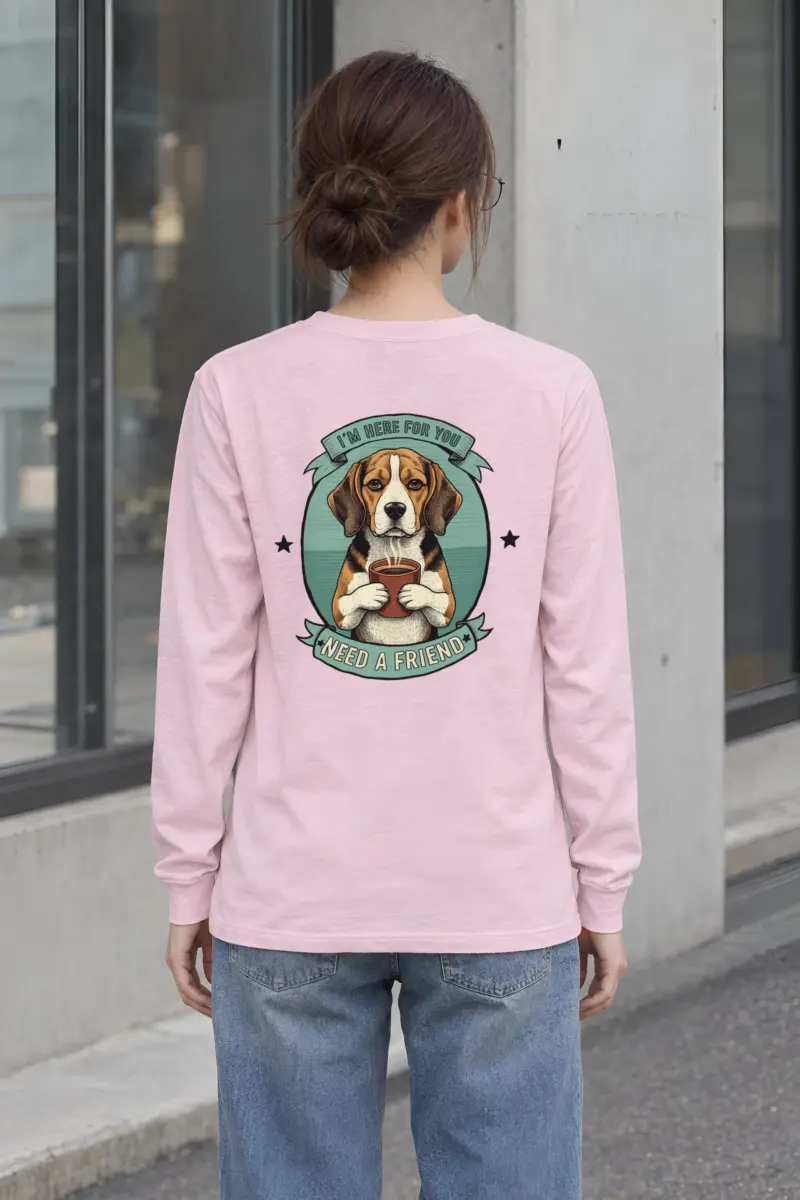 "Here For You" Unisex Longsleeve T-shirt