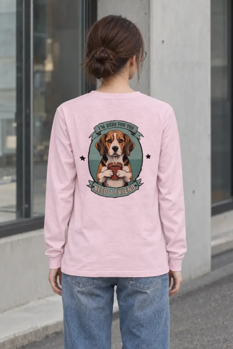 "Here For You" Unisex Longsleeve T-shirt