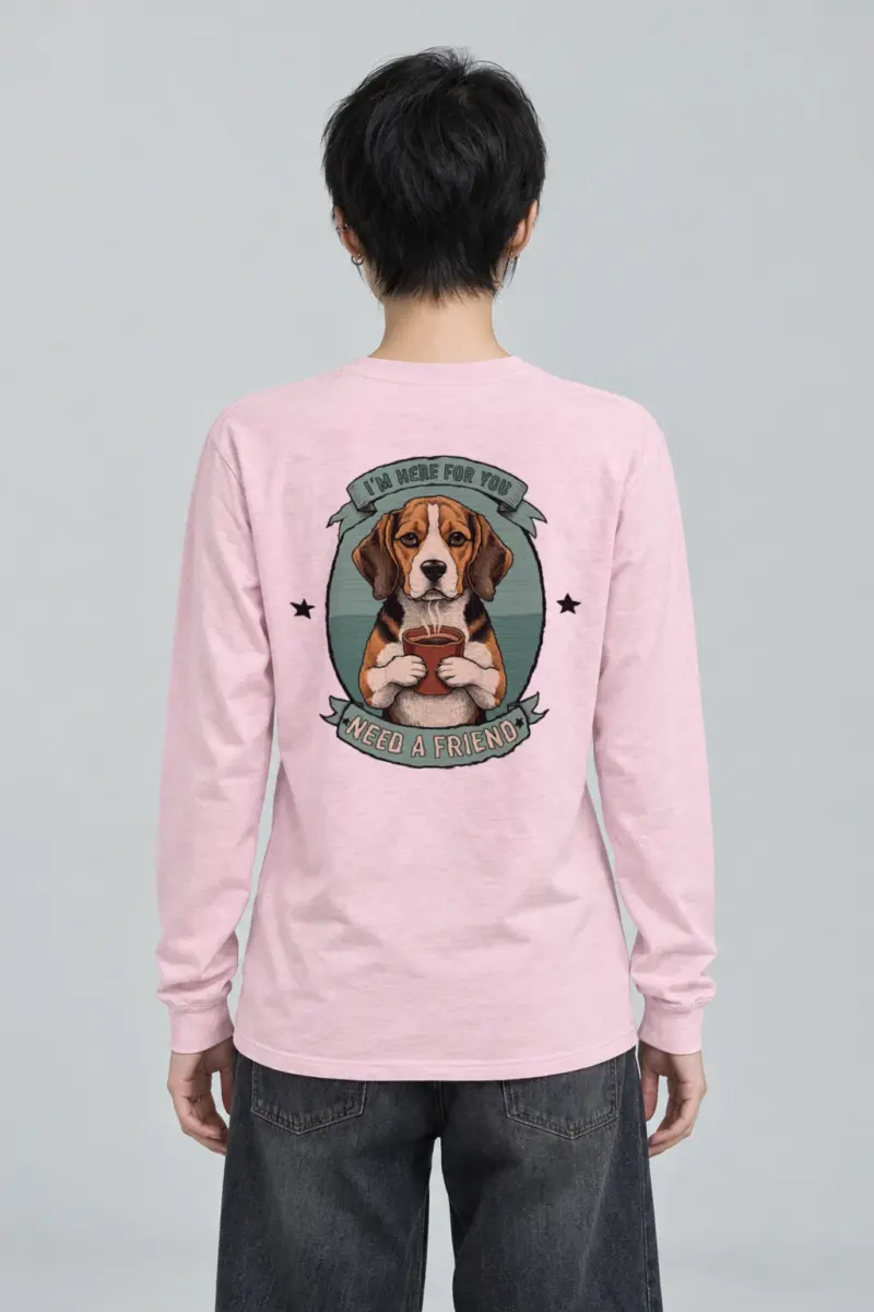 "Here For You" Unisex Longsleeve T-shirt