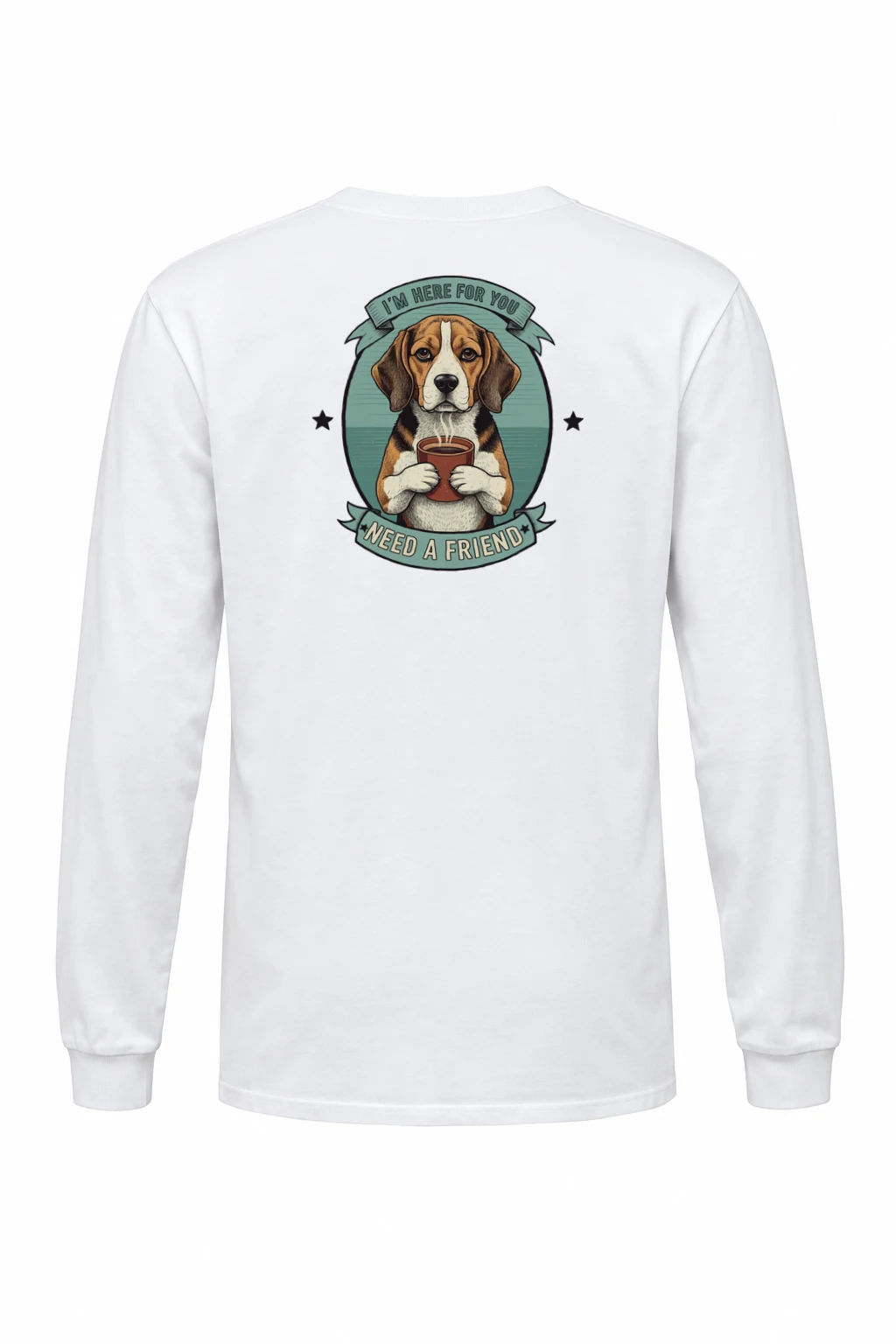 "Here For You" Unisex Longsleeve T-shirt | Gildan 2400