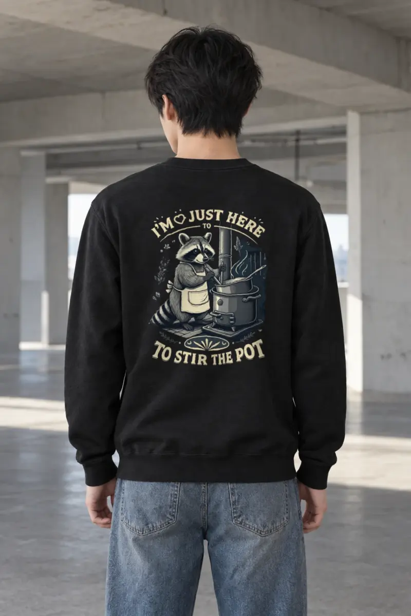 "Here To Stir The Pot" Heavy Blend Unisex Crewneck Sweatshirt