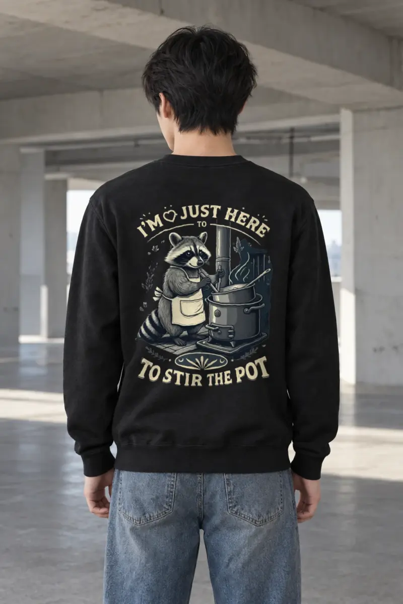 "Here To Stir The Pot" Heavy Blend Unisex Crewneck Sweatshirt