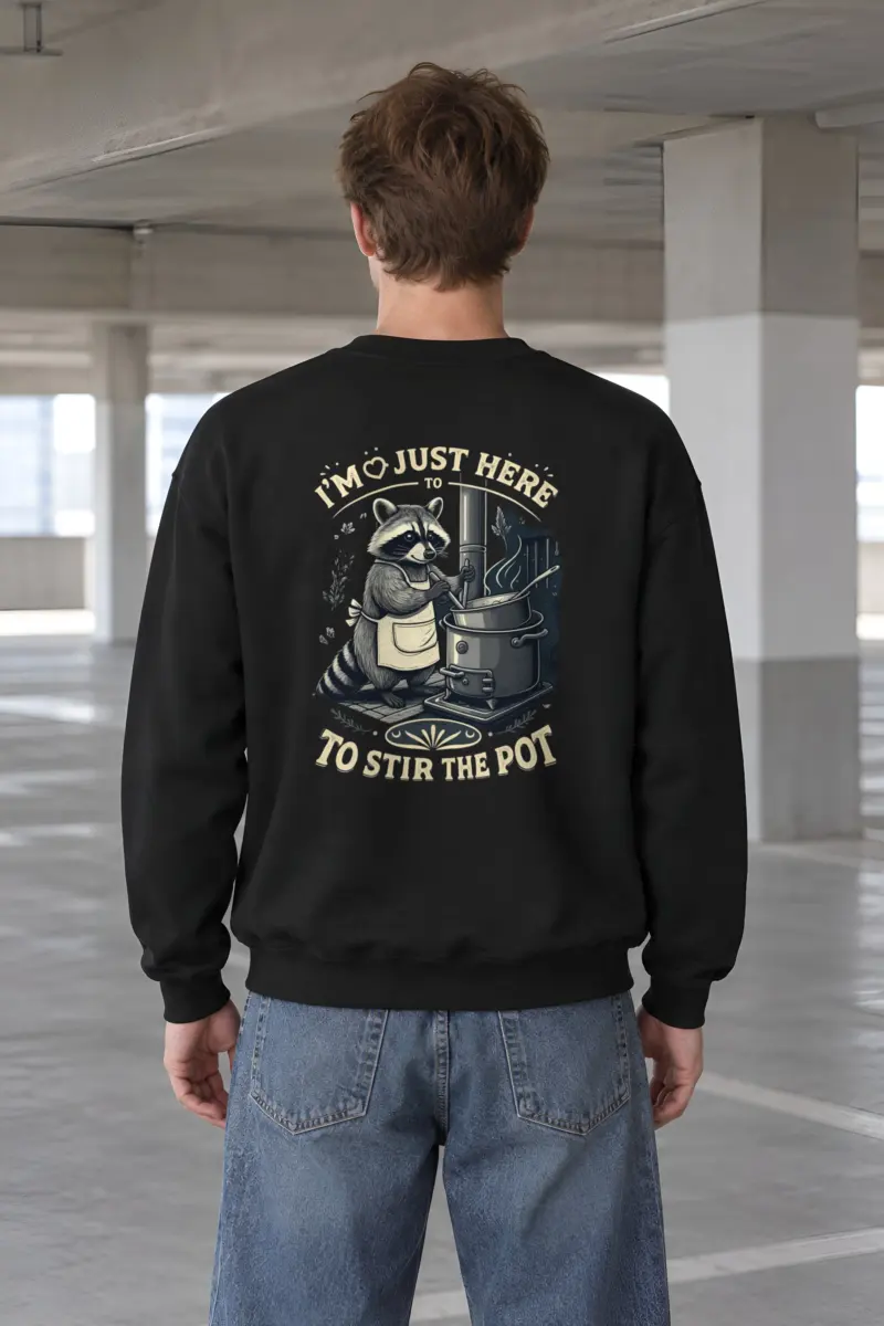 "Here To Stir The Pot" Heavy Blend Unisex Crewneck Sweatshirt