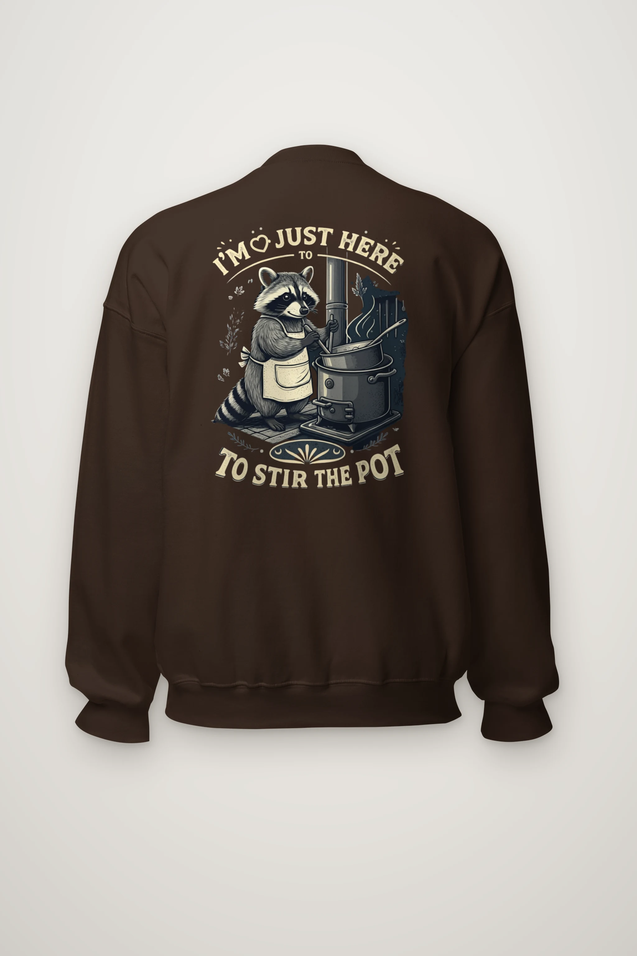 "Here To Stir The Pot" Heavy Blend Unisex Crewneck Sweatshirt
