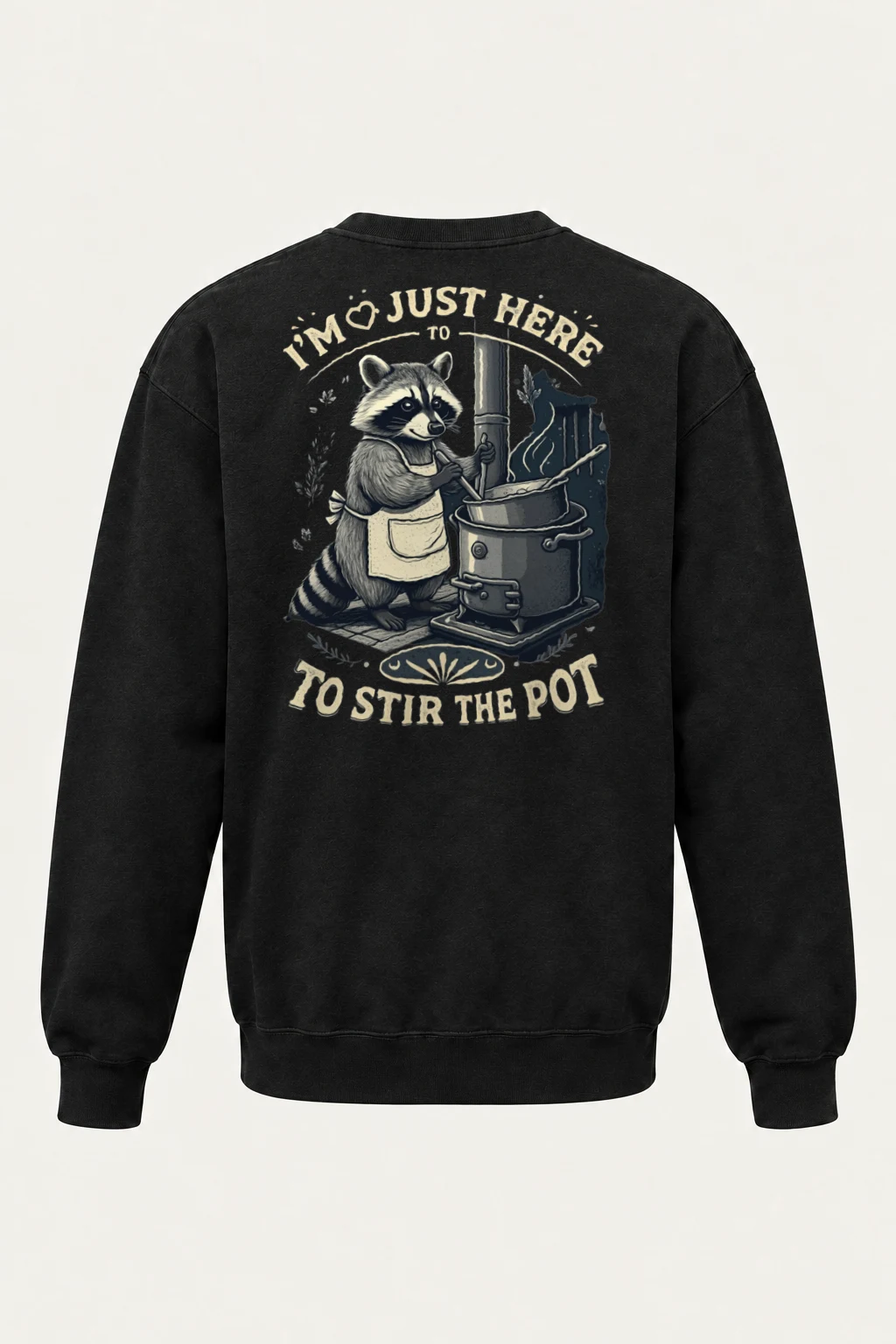 "Here To Stir The Pot" Heavy Blend Unisex Crewneck Sweatshirt | Gildan 18000